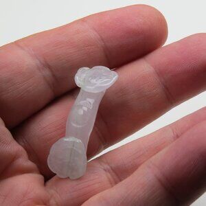 Natural Jade white Hand carved piece